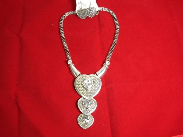 Heart Necklace Set